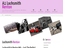 Tablet Screenshot of locksmithsrenton.com